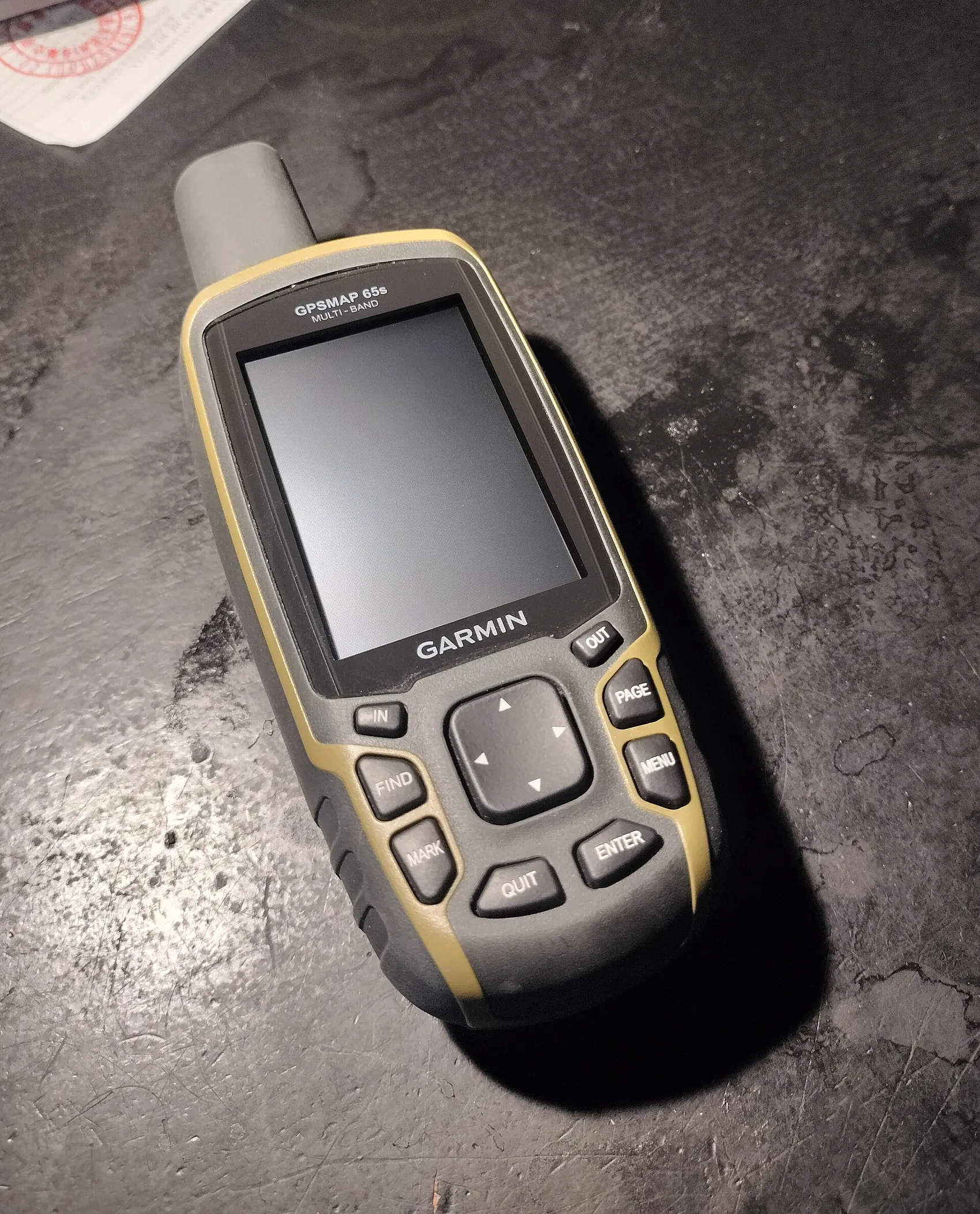GPS portátil de campo utilizado en peritajes de geolocalización de caza